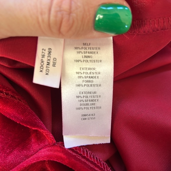 Red Velvet Kensie Dress - Picture 6 of 7